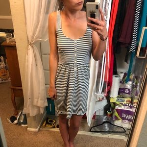 Blue and White Striped O’Neill Dress